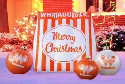 Save 30% Off Whataburger's Inflatable Merry Christmas Table Tent with New Promo Code