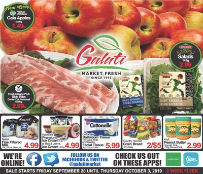 Galati Market Fresh Flyer September 20 to October 3