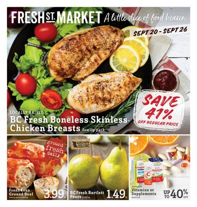 Fresh St. Market Flyer September 20 to 26