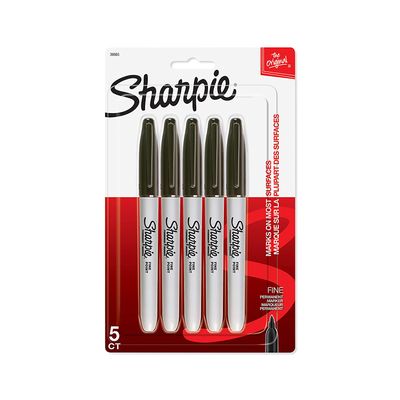 Sharpie FINE POINT Marker Permanent, Permanent Marker Fine, 5-Carded, Black Ink (30665PP) on Sale for $ 2.89 (Save $ 3.60) at Amazon Canada