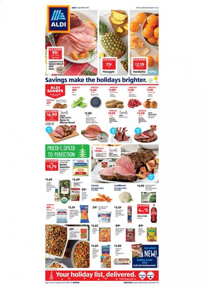 ALDI Weekly Ad Flyer December 16 to December 22