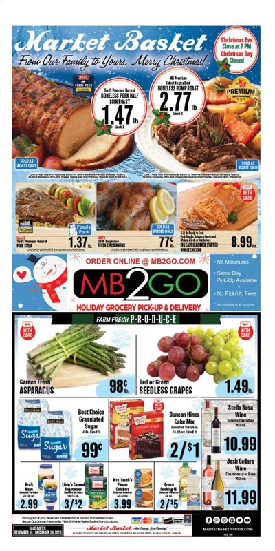 Market Basket (LA, TX) Weekly Ad Flyer December 16 to December 24