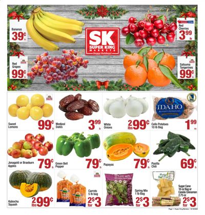 Super King Markets (CA) Weekly Ad Flyer December 16 to December 22