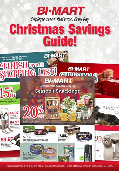 Bi-Mart Weekly Ad Flyer December 16 to December 24