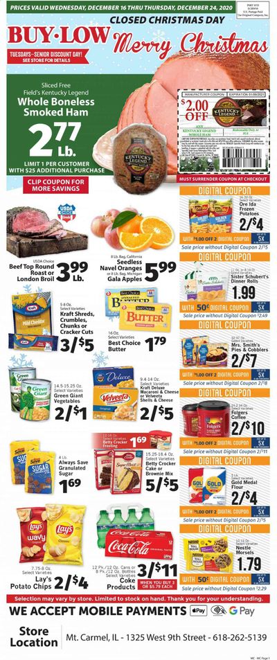 IGA Weekly Ad Flyer December 16 to December 25