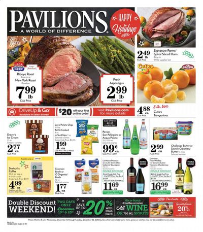 Pavilions (CA) Weekly Ad Flyer December 16 to December 24