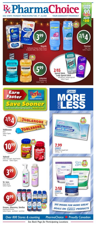 PharmaChoice (BC, AB, SK & MB) Flyer December 17 to 23