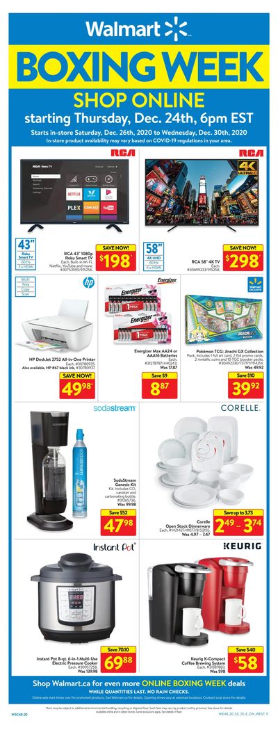 Walmart (ON) Boxing Day/Week Flyer December 24 to 30, 2020