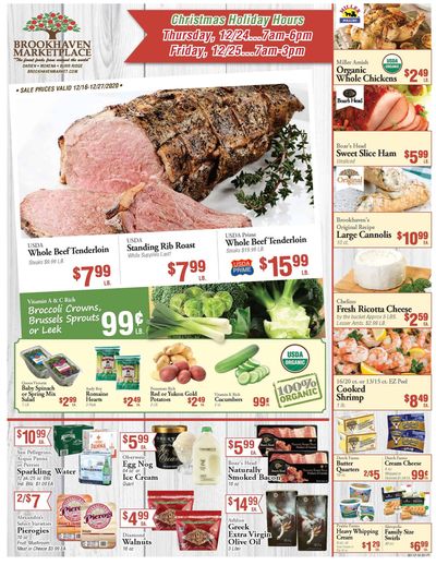 Brookhaven Marketplace Christmas Holiday Weekly Ad Flyer December 16 to December 27, 2020