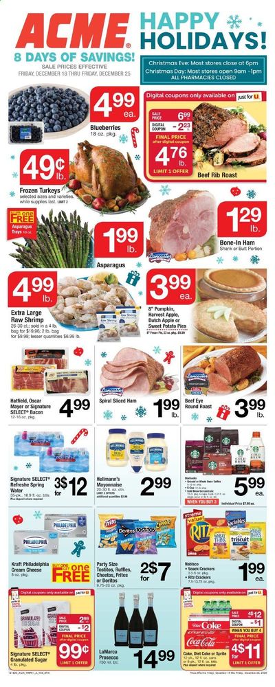 ACME Weekly Ad Flyer December 18 to December 25