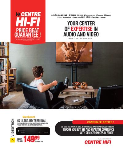 Centre Hi-Fi Flyer September 20 to 26