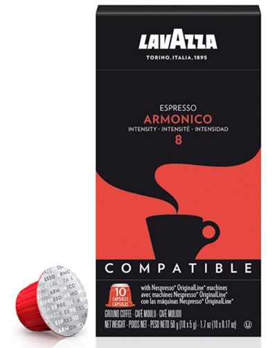 Lavazza Armonico Espresso Nespresso Compatible Capsules, 10 Count For $5.47 At Amazon Canada