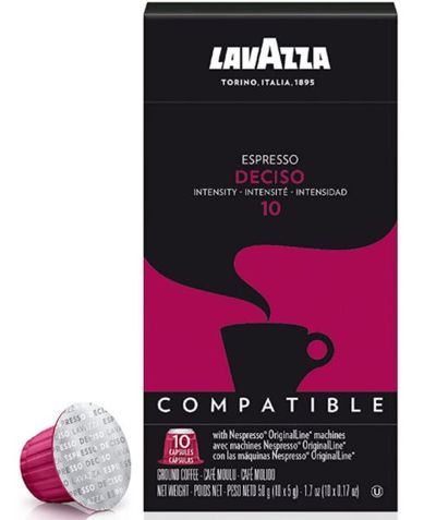 Lavazza Deciso Espresso Nespresso Compatible Capsules, 10 Count For $5.47 At Amazon Canada
