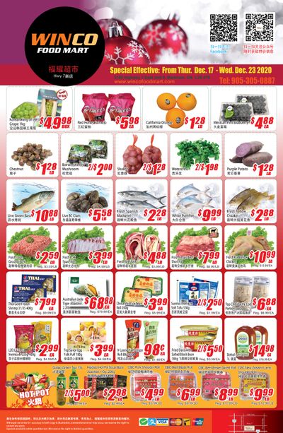 WinCo Food Mart (HWY 7) Flyer December 17 to 23