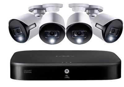 4K Ultra HD 8-Channel Security System with 4 Active Deterrence 4K (8MP) Cameras For $393.99 At Lorex Canada