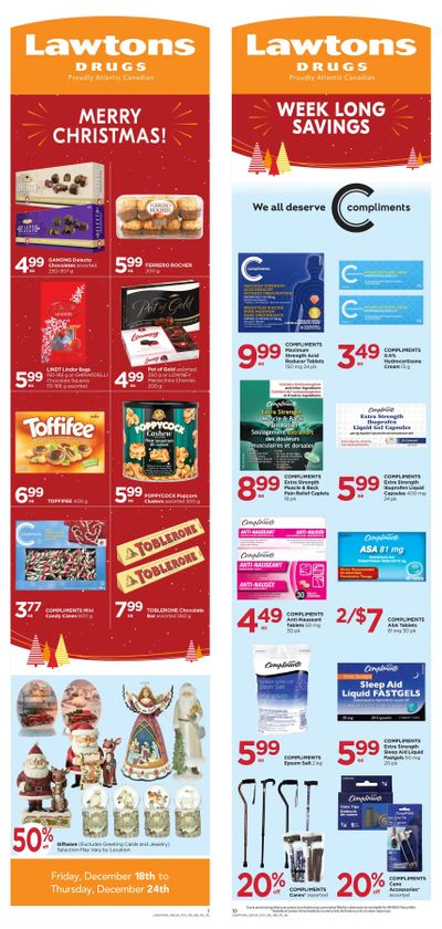 Lawtons Drugs Flyer December 18 to 24