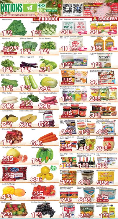Nations Fresh Foods (Hamilton) Flyer December 18 to 24