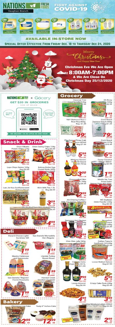 Nations Fresh Foods (Vaughan) Flyer December 18 to 24