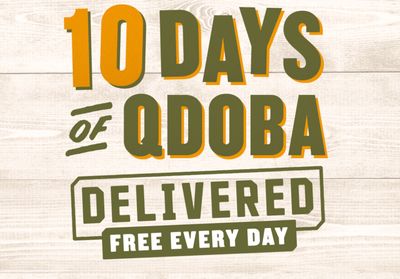 QDOBA Mexican Eats Offers Customers Free Delivery with Online or In-app Orders Through to December 20