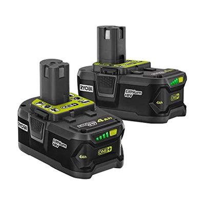 RYOBI 18V ONE+ Lithium-Ion Battery Pack 4.0 Ah (2-Pack) On sale for $118.00 at Home Depot Canada