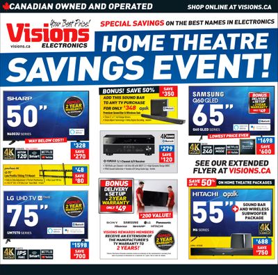 Visions Electronics Flyer September 20 to 26