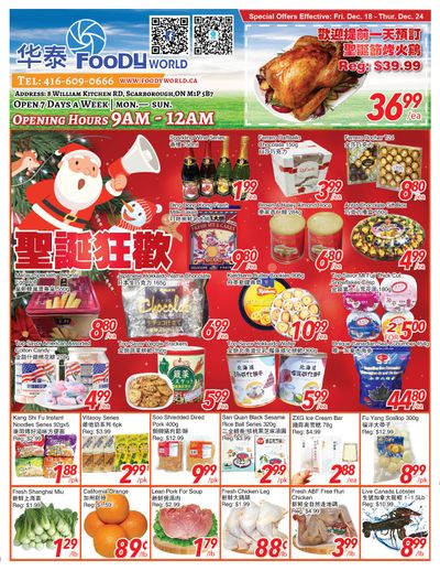 Foody World Flyer December 18 to 24