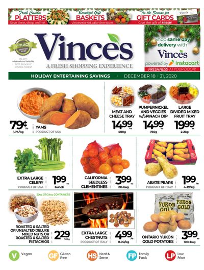 Vince's Market Flyer December 18 to 31