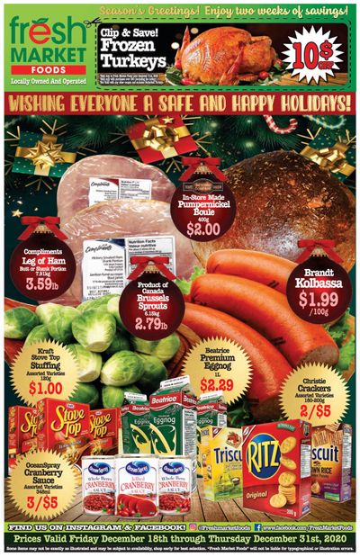 Fresh Market Foods Flyer December 18 to 31