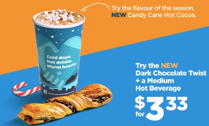 DARK Chocolate Twist-CC-HOT at 7-Eleven