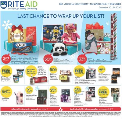 RITE AID Weekly Ad Flyer December 20 to December 26