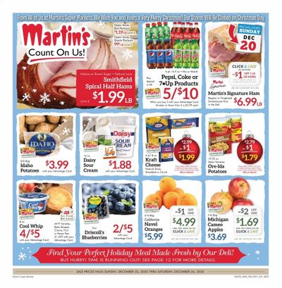 Martin’s Weekly Ad Flyer December 20 to December 26