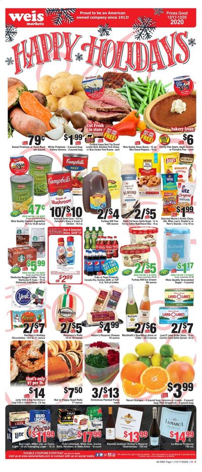Weis Weekly Ad Flyer December 17 to December 25