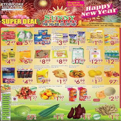 Sunny Foodmart (Etobicoke) Flyer December 27 to January 2