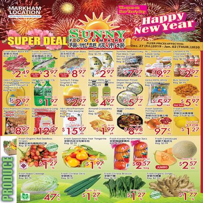 Sunny Foodmart (Markham) Flyer December 27 to January 2