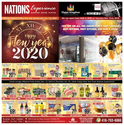Nations Fresh Foods (Toronto) Flyer December 27 to January 2