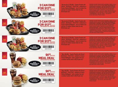 McDonald's Canada Coupons (AB) December 27 to February 2