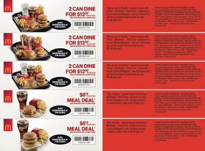 McDonald's Canada Coupons (BC, YT) December 27 to February 2