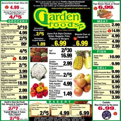 Garden Foods Flyer September 20 to 26