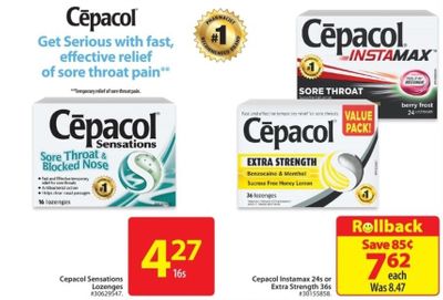 Walmart Canada: Cepacol Lozenges $1.27 After Coupon This Week