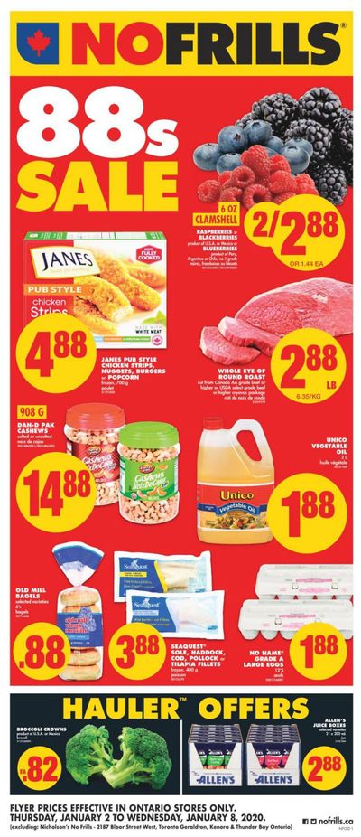 No Frills (ON) Flyer January 2 to 8