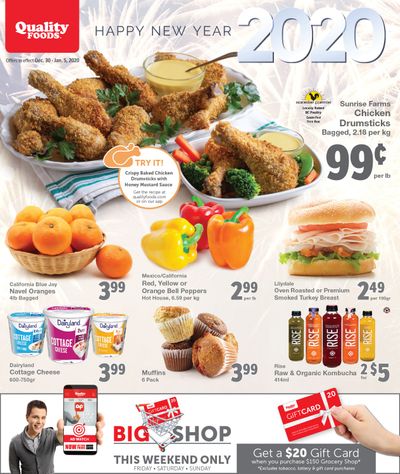 Quality Foods Flyer December 30 to January 5