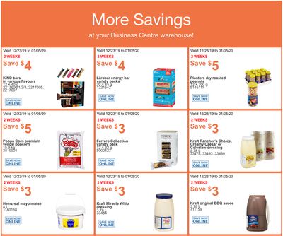 Costco Canada Business Centre Instant Savings Coupons / Flyer, December 23 – January 5
