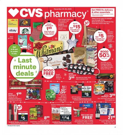 CVS Pharmacy Weekly Ad Flyer December 20 to December 26