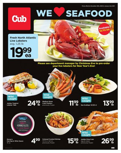 Cub Foods Weekly Ad Flyer December 20 to January 2