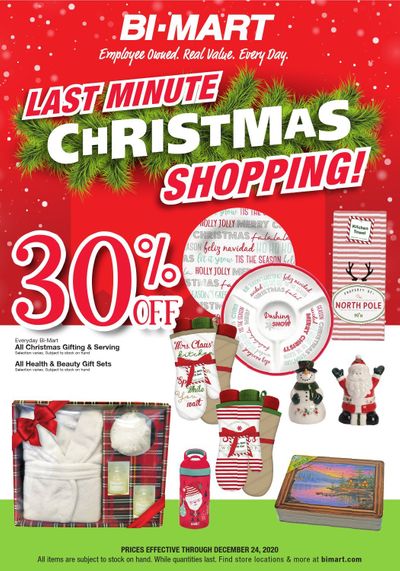 Bi-Mart Weekly Ad Flyer December 17 to December 24