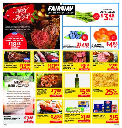Fairway Market (CT, NJ, NY) Weekly Ad Flyer December 18 to December 24