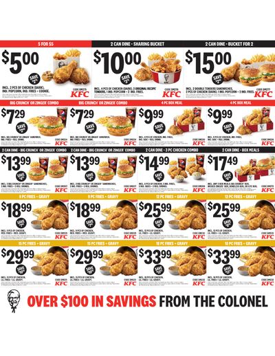 KFC Canada Mailer Coupons (AB & MB), until March 1