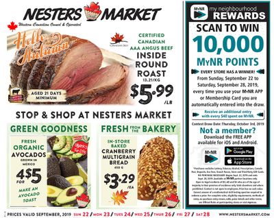 Nesters Market Flyer September 22 to 28