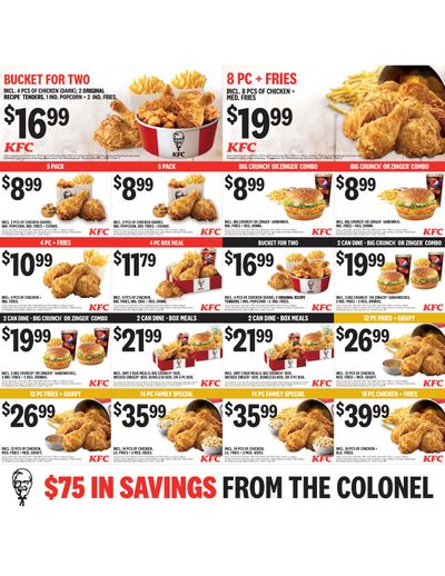 KFC Canada Coupons (YT), until March 1