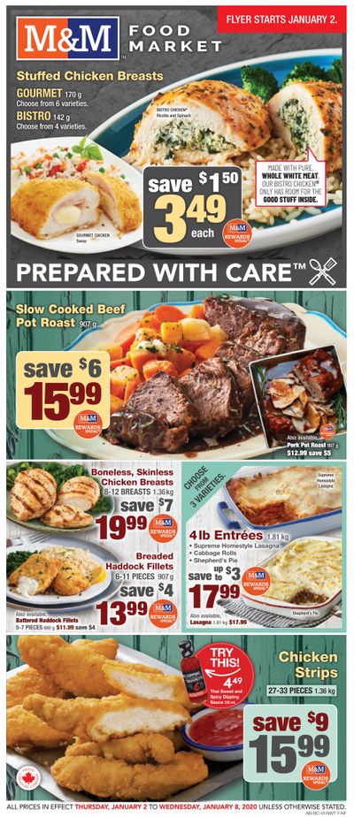 M&M Food Market (AB, BC, NWT, Yukon, NL) Flyer January 2 to 8